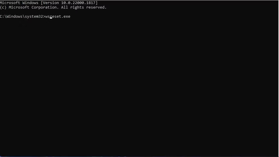 نحوه حل ارور Server Stumbled در مایکروسافت استور در ویندوز 11 6 دستور wsreset