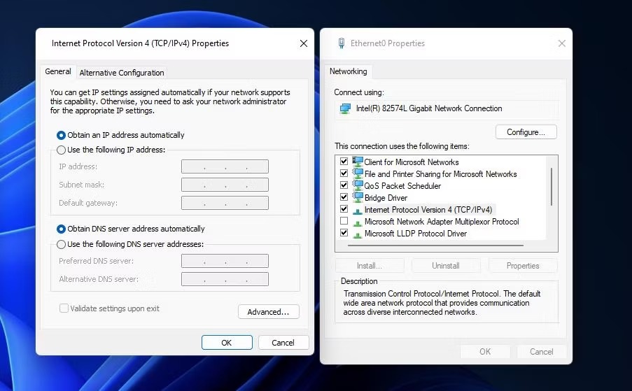 نحوه حل ارور Server Stumbled در مایکروسافت استور در ویندوز 11 8 تنظیمات DNS