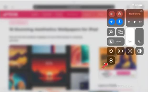 نحوه گرفتن اسکرین شات طولانی در IPAD 5 نحوه گرفتن اسکرین شات اسکرول در iPad با استفاده از ضبط کننده صفحه داخلی