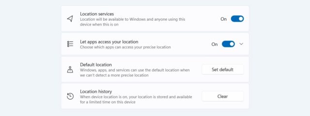 نحوه تنظیم و پیکربندی Location Services در ویندوز 11