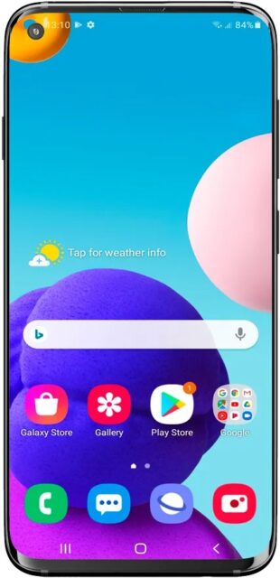 نحوه گرفتن اسکرین شات در گوشی Galaxy A03 Core 1 صفحه اصلی