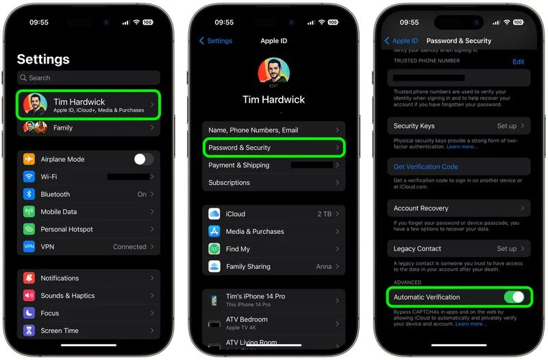نحوه دور زدن کپچا در آیفون و آیپد 1 Automatic Verification
