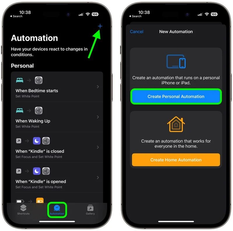 نحوه قفل کردن برنامه های خاص آیفون با Face ID یا پسورد 1 ایجاد اتوماسیون در آیفون