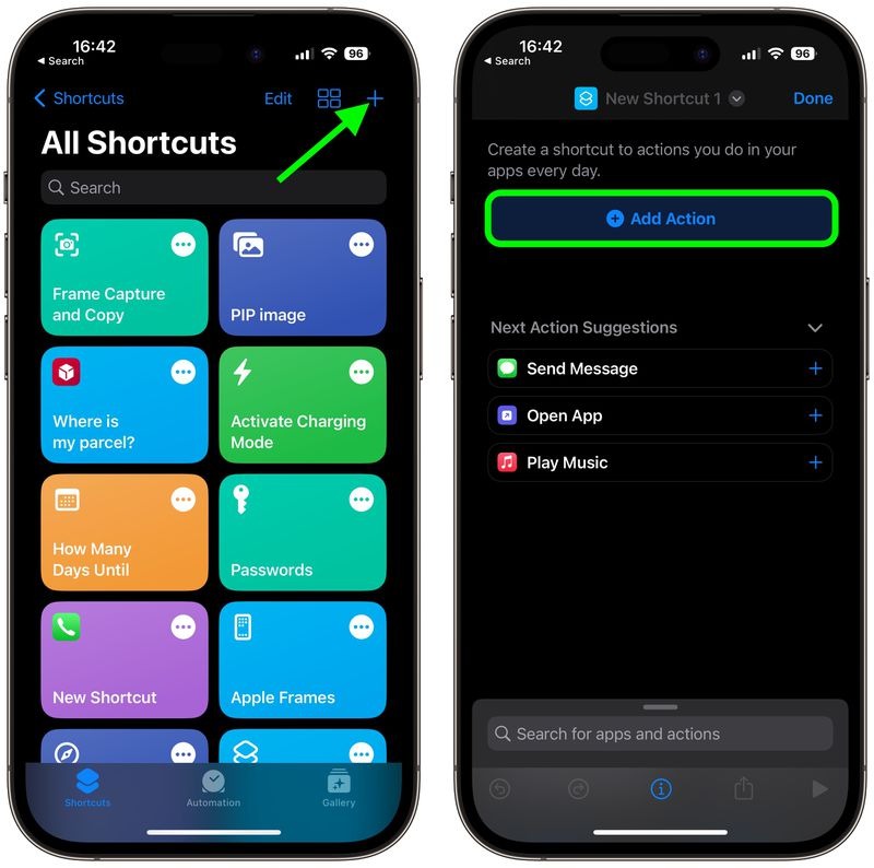 نحوه استفاده از میانبر جدید صفحه قفل آیفون در iOS 16.4 1 برنامه میانبرها