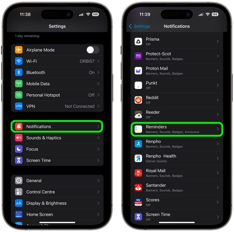 نحوه غیر فعال کردن گروه بندی اعلان برنامه در iOS 1 گروه بندی اعلان