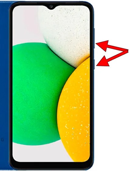 اسکرین شات در Samsung Galaxy A03 Core