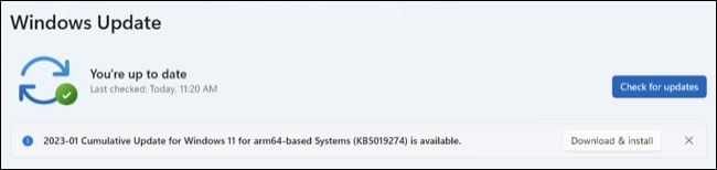 نحوه نصب و استفاده از ویندوز 11 بدون Product Key 2 از Windows Updated در ویندوز 11 استفاده کنید