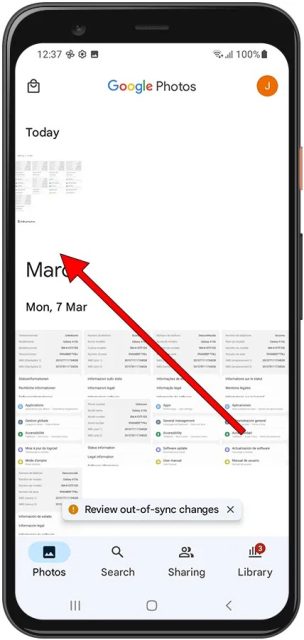 نحوه گرفتن اسکرین شات در گوشی Redmi Note 11 4 گالری عکس