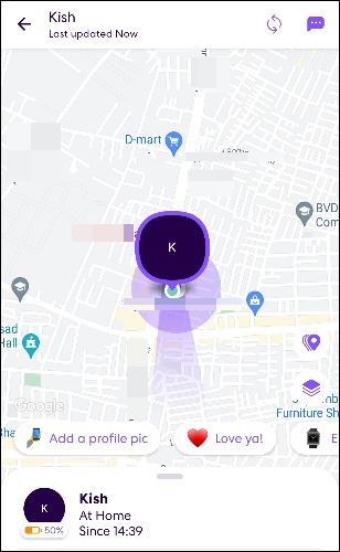 نحوه پیدا کردن آیفون گمشده با گوشی اندروید 5 برنامه Life360 در اندروید.