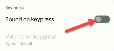 10 قابلیت کیبورد Gboard در اندروید 6 صداهای فشار کلید را خاموش کنید.
