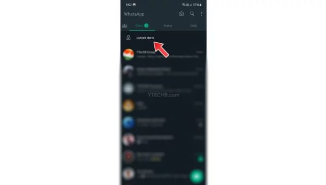 نحوه مشاهده چت های قفل شده در واتس اپ