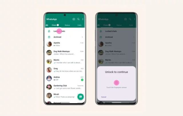 نحوه فعال کردن قفل چت در واتس اپ برای چت های امن تر