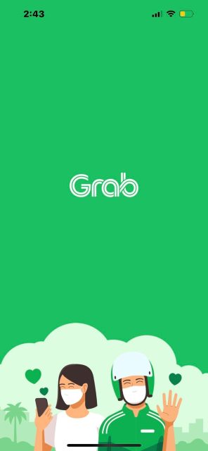 باز کردن برنامه Grab در iOS