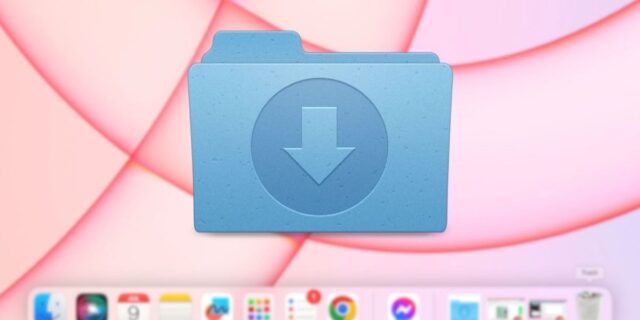 نحوه برگرداندن پوشه Downloads به Dock مک