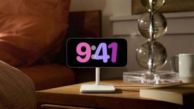 نحوه تغییر شکل ساعت StandBy Mode آیفون در iOS 17