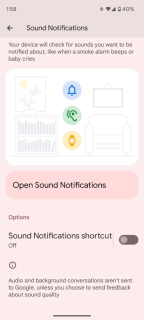 برنامه Sound Notifications