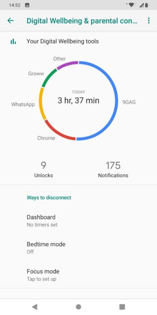 تنظیم تایمر برنامه