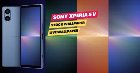دانلود تصاویر پس زمینه رسمی Sony Xperia 5 V