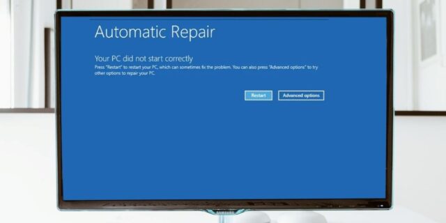 8 راه حل ارور Your PC Did Not Start Correctly در ویندوز 11