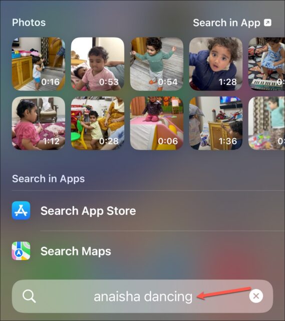 نحوه کار با Video Search در Spotlight آیفون