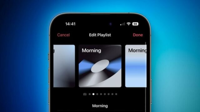 نحوه افزودن عکس سفارشی به پلی لیست Apple Music در iOS 17.1