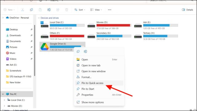 نحوه افزودن Google Drive به File Explorer در ویندوز 11