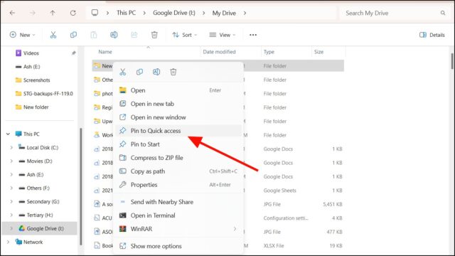 نحوه افزودن Google Drive به File Explorer در ویندوز 11