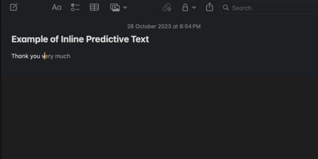 نحوه غیر فعال کردن Inline Predictive Text در مک