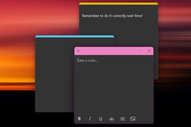 نحوه استفاده از Sticky Notes ویندوز 11 در سایر دستگاه ها