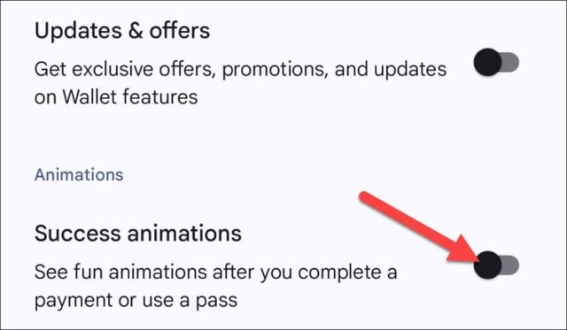 نحوه غیر فعال کردن انیمیشن های پس از پرداخت Google Wallet در اندروید