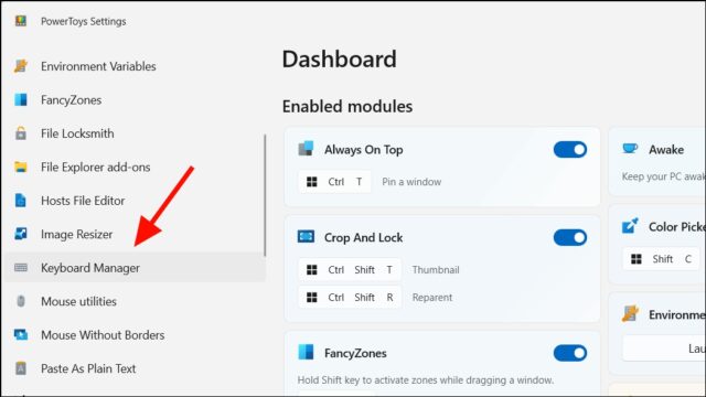  Keyboard Manager