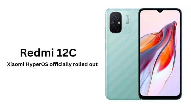 انتشار آپدیت HyperOS برای گوشی Redmi 12C