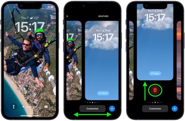 نحوه حذف یک والپیپر صفحه قفل در iOS 16