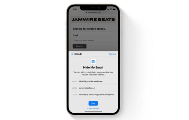 نحوه ایجاد آدرس مخفی Hide My Email در iOS 15