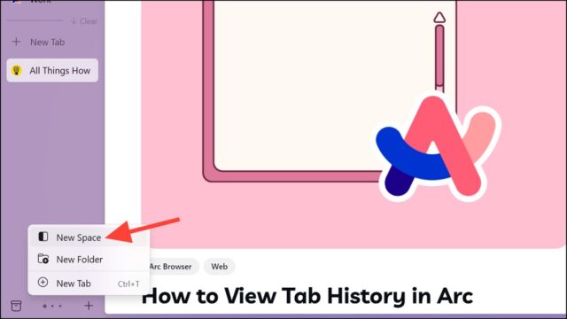 مشاهده Tab History