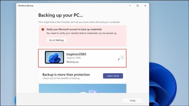 نحوه انتقال به دستگاه جدید با استفاده از Windows Backup در ویندوز 11