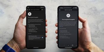 Open browser private mode android