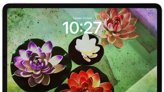 ipad clock style change