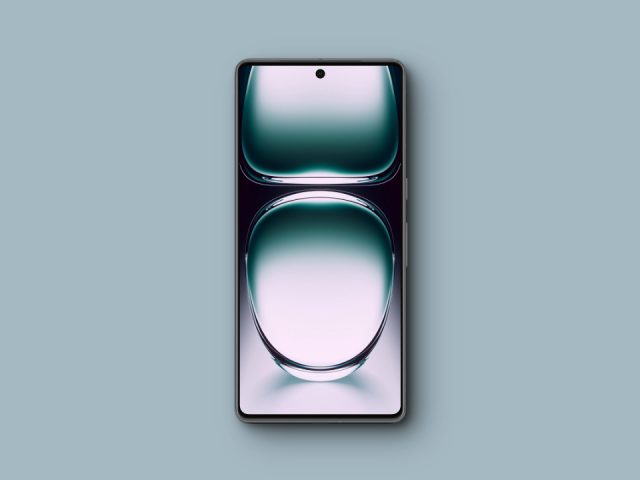 تصویر زمینه آبی Oppo Reno 12