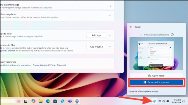 نحوه خاموش کردن ویژگی Windows Recall AI در دستگاه های Copilot Plus ویندوز 11