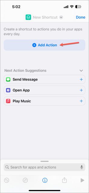 Add Action