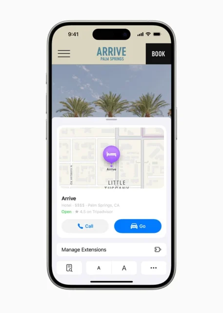 سافاری iOS 18