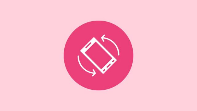 Auto rotate special apps Android