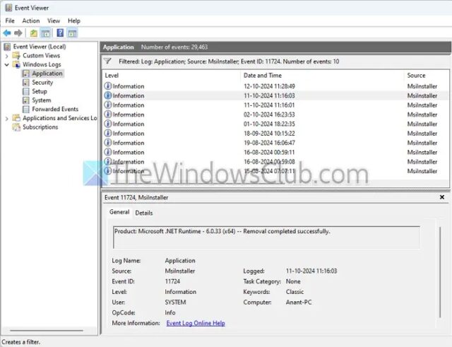 نحوه بررسی تاریخچه نصب و حذف برنامه ها در ویندوز 11