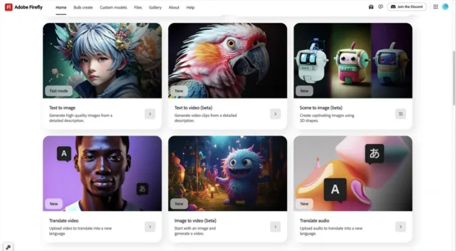 اپلیکیشن کاملاً جدید Adobe Firefly تحت وب