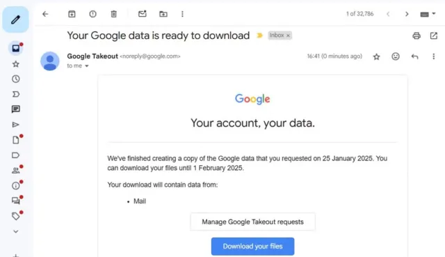 Download your files
