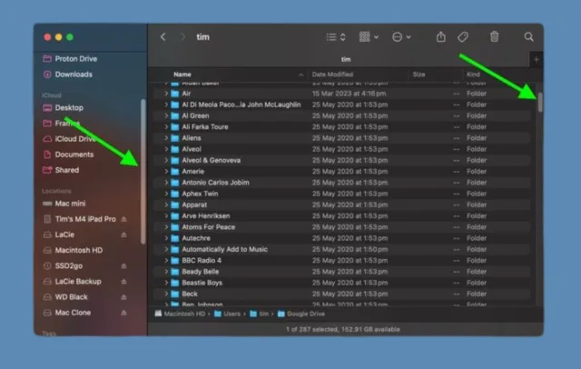 چگونه نوارهای اسکرول را در macOS همیشه قابل مشاهده کنیم؟