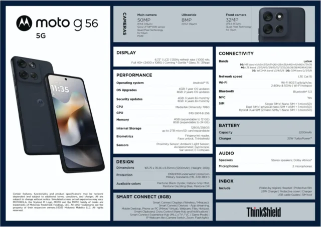  موتورولا Moto G56 5G