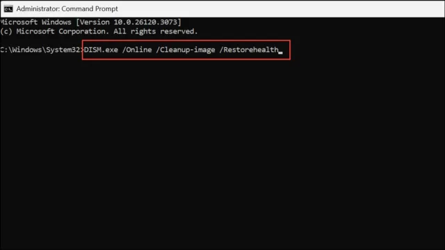 DISM.exe /Online /Cleanup-image /Restorehealth