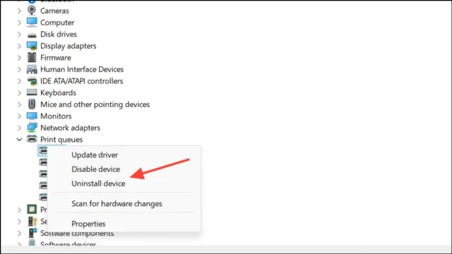Uninstall device